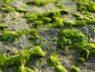 Mossy Rocks Background