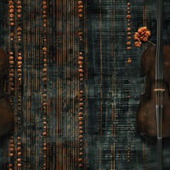 Violin on a textured background.