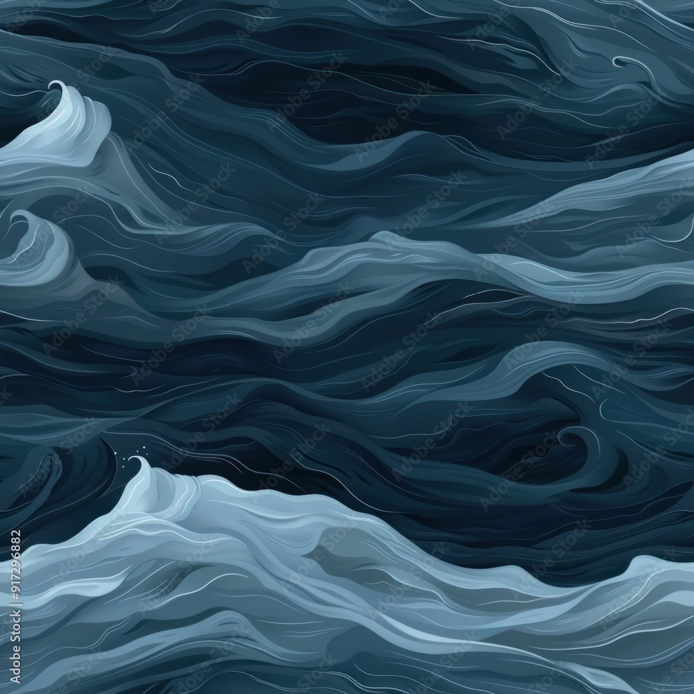 Canvas Prints abstract wavy pattern background.