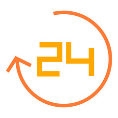 Obraz premium 24 hours open