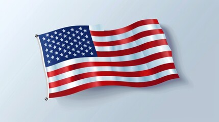 Fototapeta premium USA Flag Memorial Day