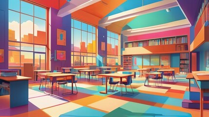 interior of a cafe