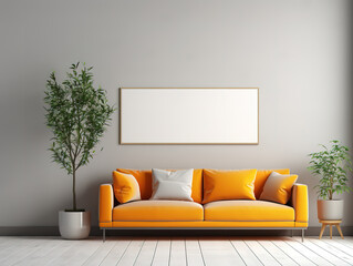 Luxurious Living room decorated in a modern style