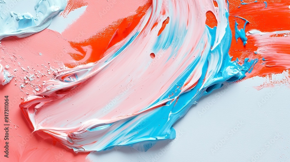 Poster vibrant abstract expression, dynamic layers of color and texture, evoking emotion and depth, perfect
