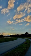 Summer sunset in Sweden