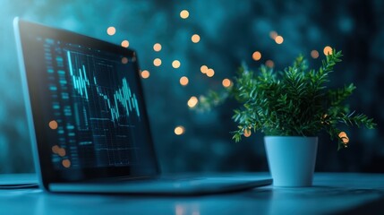 A modern office setting with multiple monitors displaying statistical data and graphs, showcasing complex statistical analysis.