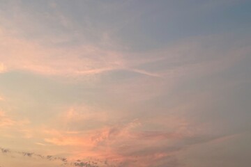 sunset in the sky
