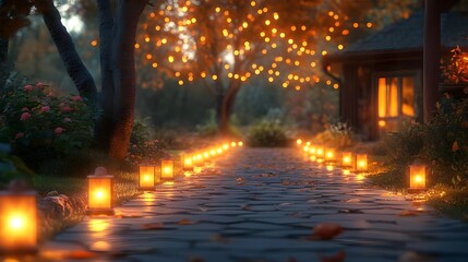 christmas tree at night