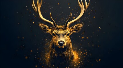 head of a deer