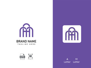 AM Letter Logo