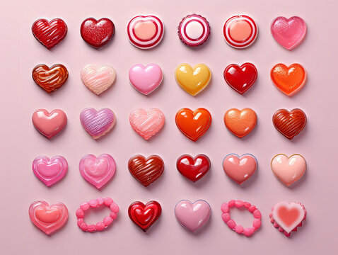 Awesome Valentine's day sweets set, Assorted candies