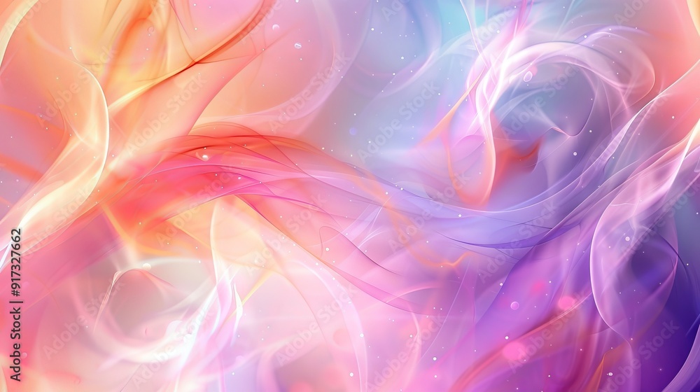 Poster abstract background with smooth shapes
