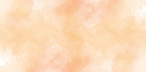 Abstract colorful background with bokeh .Delicate sepia background with paint stains watercolor texture .subtle watercolor orange gradient illustration.	