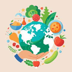 World Food Day, global hunger, food security, sustainable agriculture, nutrition, food for all, zero hunger, global health, food access, food equity, healthy diet, food sustainability, food awareness,