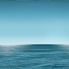 Obraz premium Calm Blue Ocean Horizon.