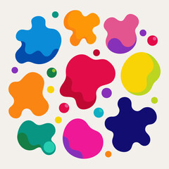 Color blobs, abstract shapes, vibrant colors, paint splatters, color splashes, fluid art, abstract art, colorful patterns, artistic expression, paint strokes, color gradients, abstract design, color s