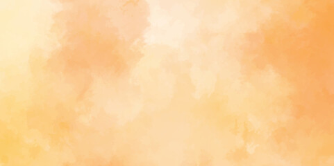 Abstract colorful background with bokeh .Delicate sepia background with paint stains watercolor texture .subtle watercolor orange gradient illustration.	