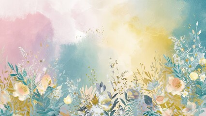 Serene and calming soft color background