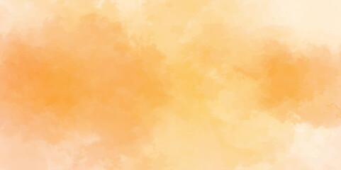 Abstract colorful background with bokeh .Delicate sepia background with paint stains watercolor texture .subtle watercolor orange gradient illustration.	
