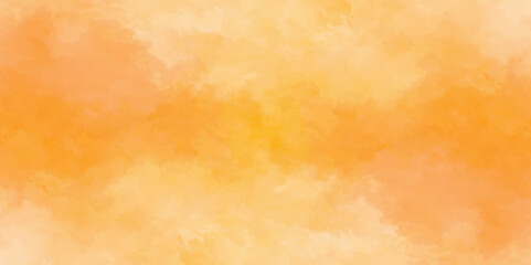 Abstract colorful background with bokeh .Delicate sepia background with paint stains watercolor texture .subtle watercolor orange gradient illustration.	