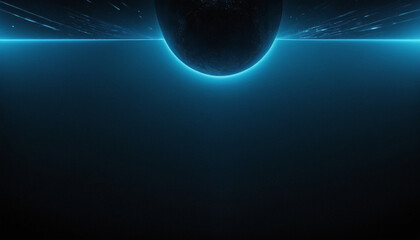 Obraz premium Abstract black and blue modern luxury futuristic background design1