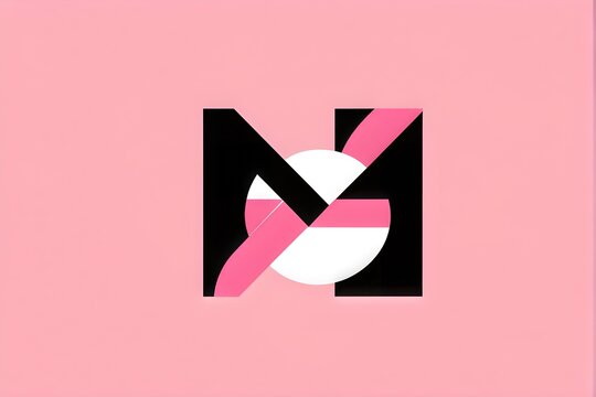 recommend clip art: minimalist illustration abstract geometric shapes with pink color accent suggesting fun and ease
