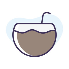 Coconut vector icon