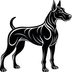 Dog Silhouette Black Vector