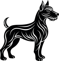 Dog Silhouette Black Vector