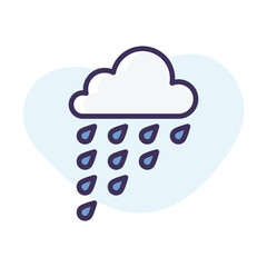 Rain vector icon