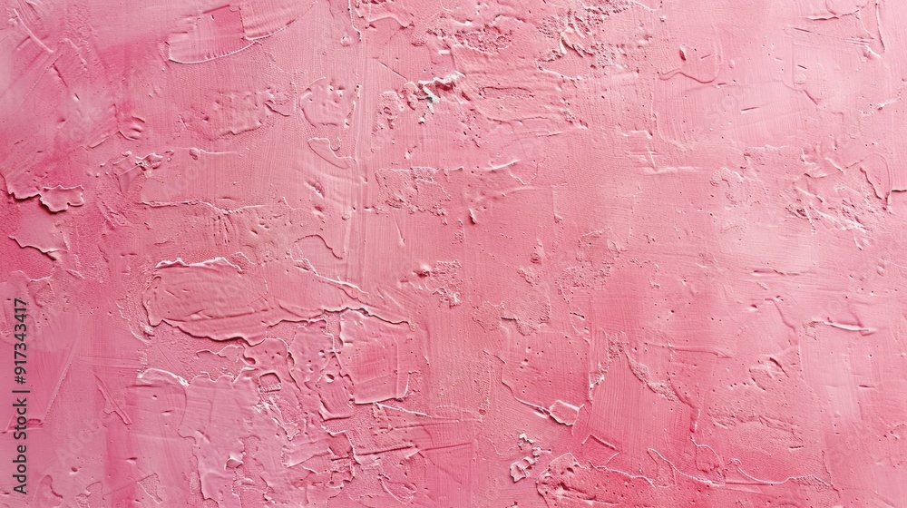 Wall mural pink wall surface as a background texture