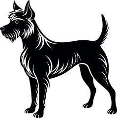 Dog Silhouette Black Vector