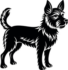 Dog Silhouette Black Vector