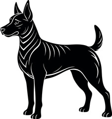 Dog Silhouette Black Vector