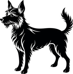 Dog Silhouette Black Vector