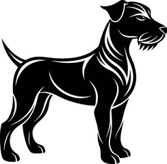 Dog Silhouette Black Vector