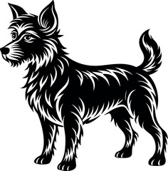 Dog Silhouette Black Vector