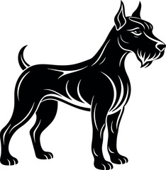 Dog Silhouette Black Vector