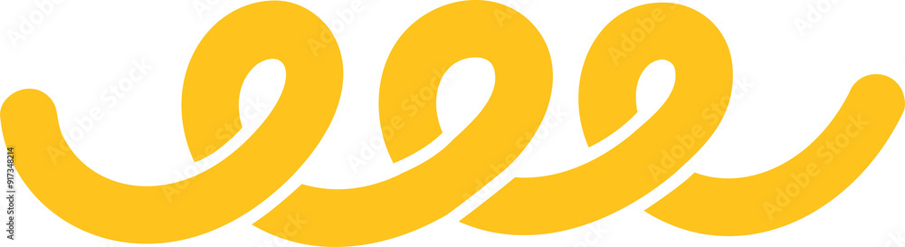 Poster abstract organic shape. doodle element. cute scribble and playful groovy squiggle line. simple carto