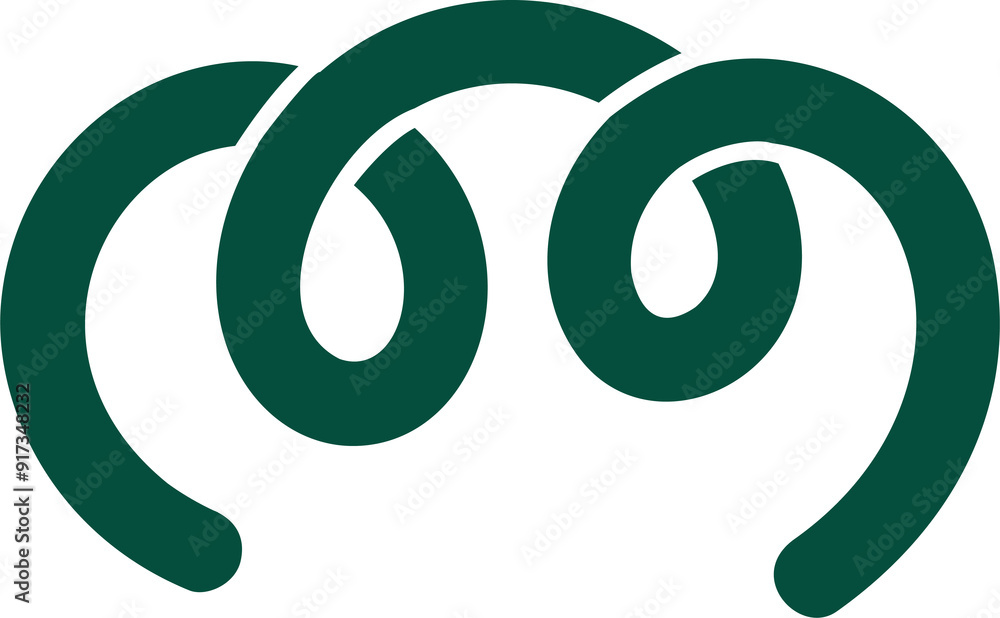 Poster abstract organic shape. doodle element. cute scribble and playful groovy squiggle line. simple carto