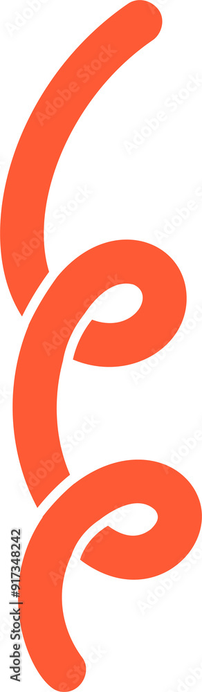 Poster abstract organic shape. doodle element. cute scribble and playful groovy squiggle line. simple carto