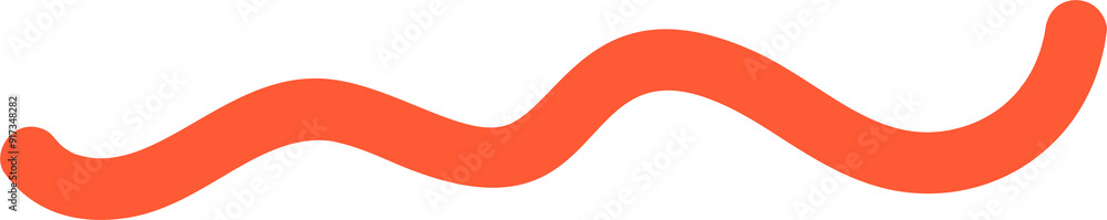 Poster abstract organic shape. doodle element. cute scribble and playful groovy squiggle line. simple carto