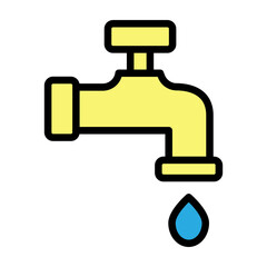 Tap Vector Filled Icon Design