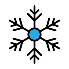 Frosty Fern Vector Filled Icon Design