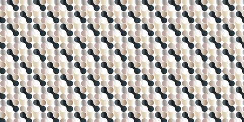 Obraz premium abstract multi color meatball pattern texture . graphic fabric decoration textile wallpaper .