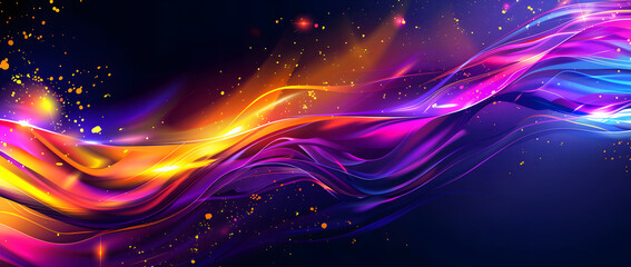 The abstract background explodes with dynamic colorful paint splashes. , conveying urgency in the visuals, can be used for E-commerce Websites, and Social Media Advertising design