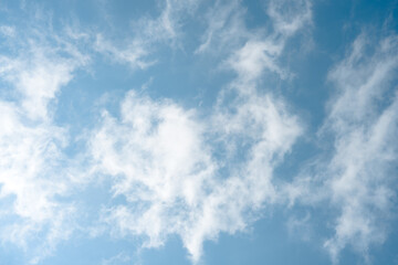 blue sky with clouds