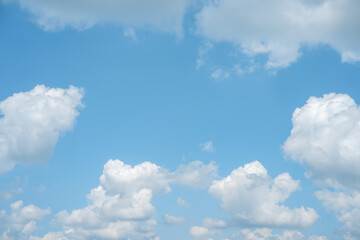 blue sky with clouds
