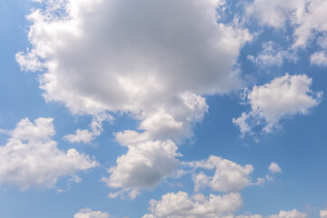 blue sky with clouds