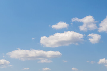blue sky with clouds